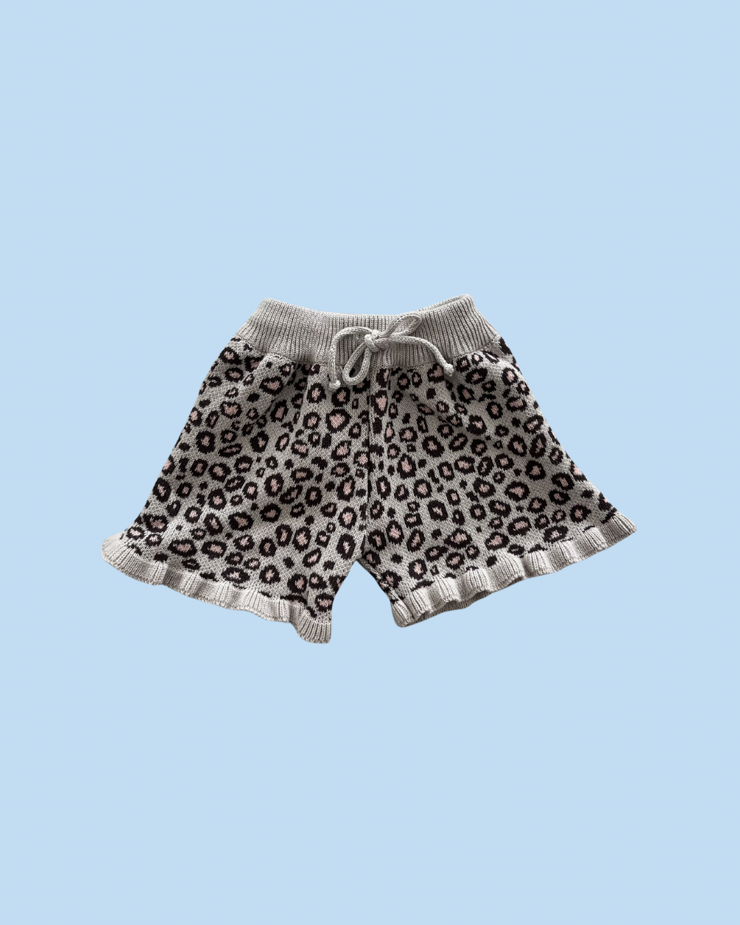Short volante leopardo