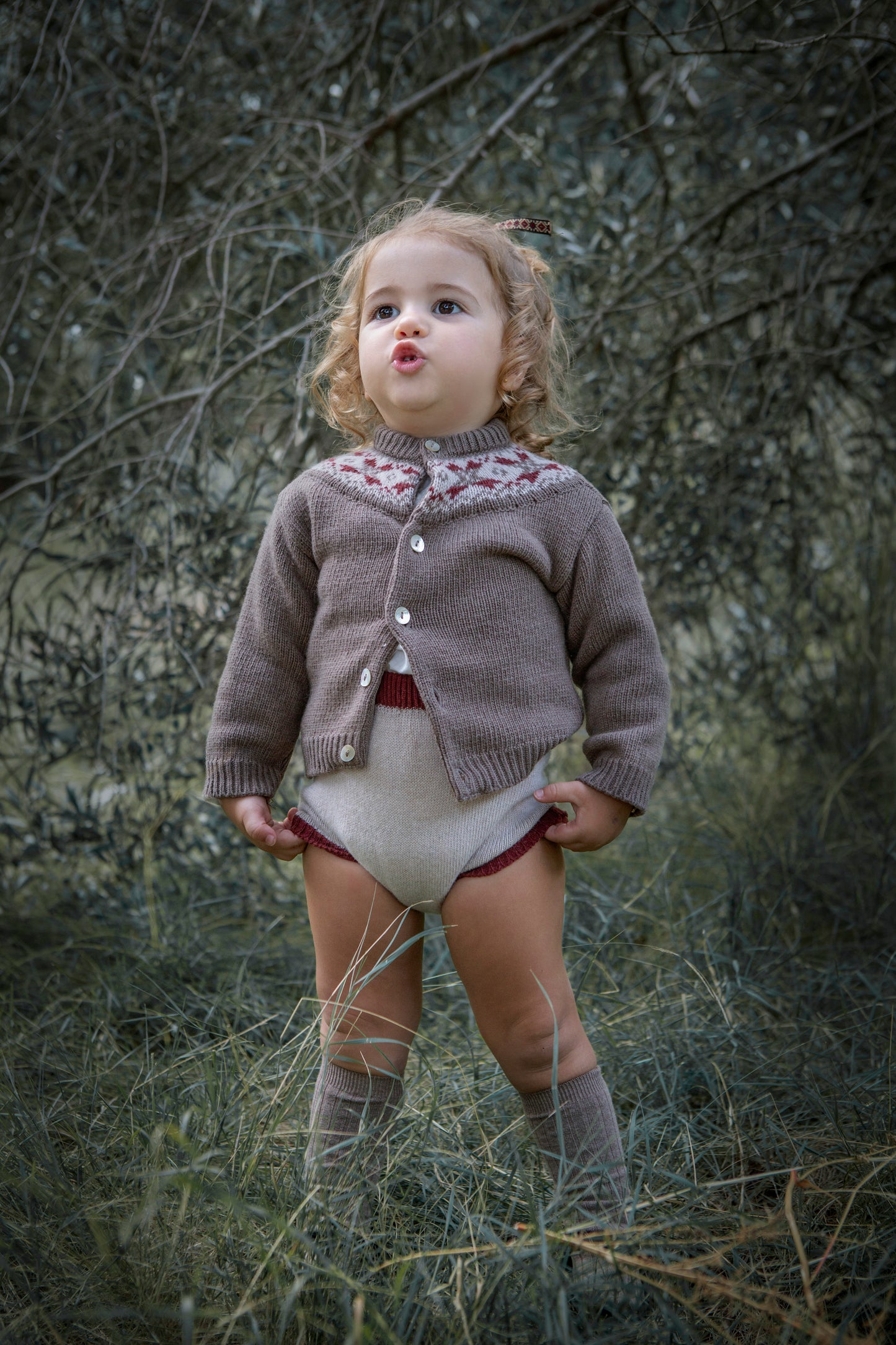Cardigan Greca topo