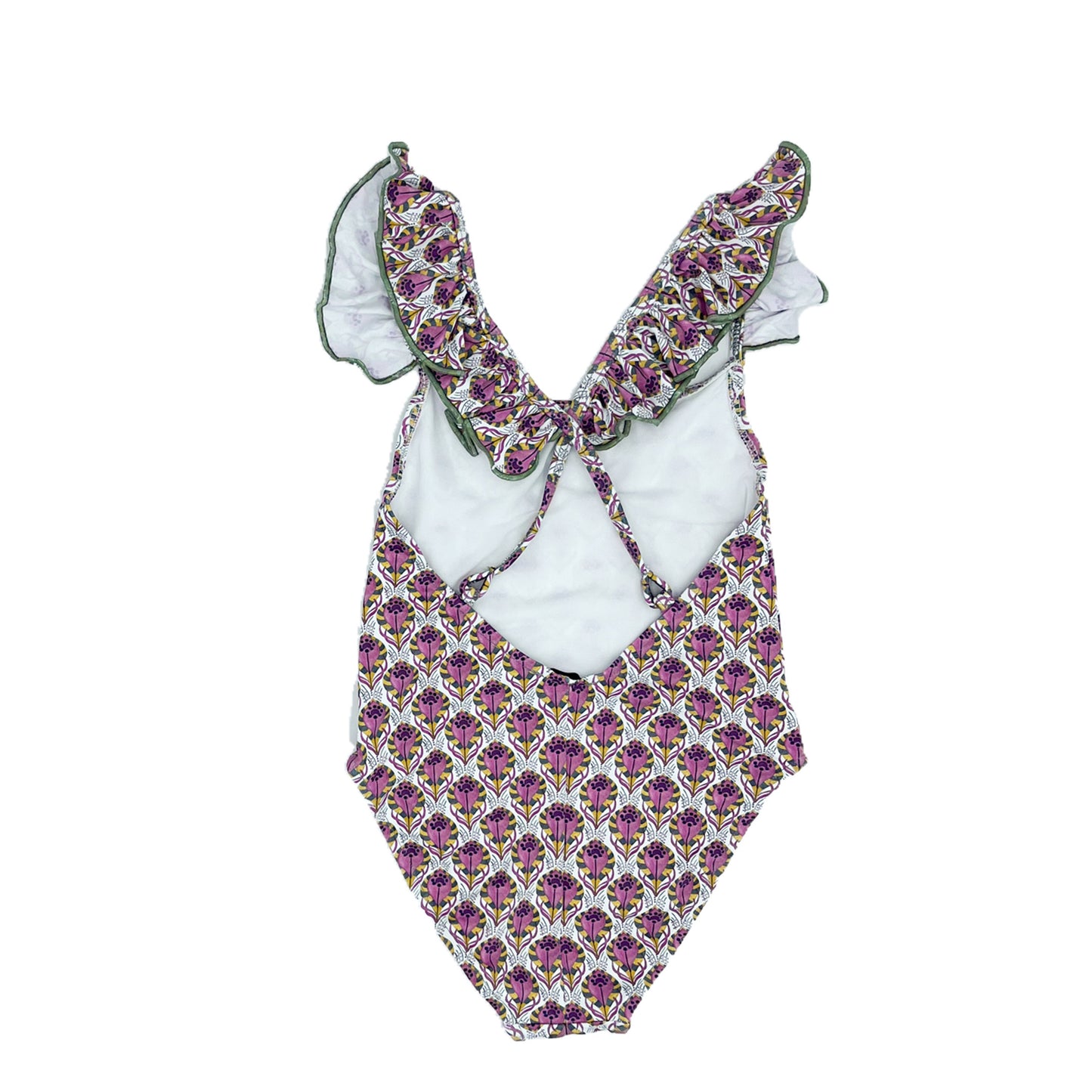 Bañador niña plumas
