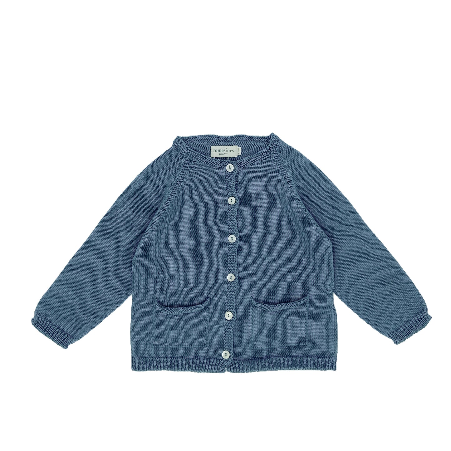 Cardigan Inés azul petróleo