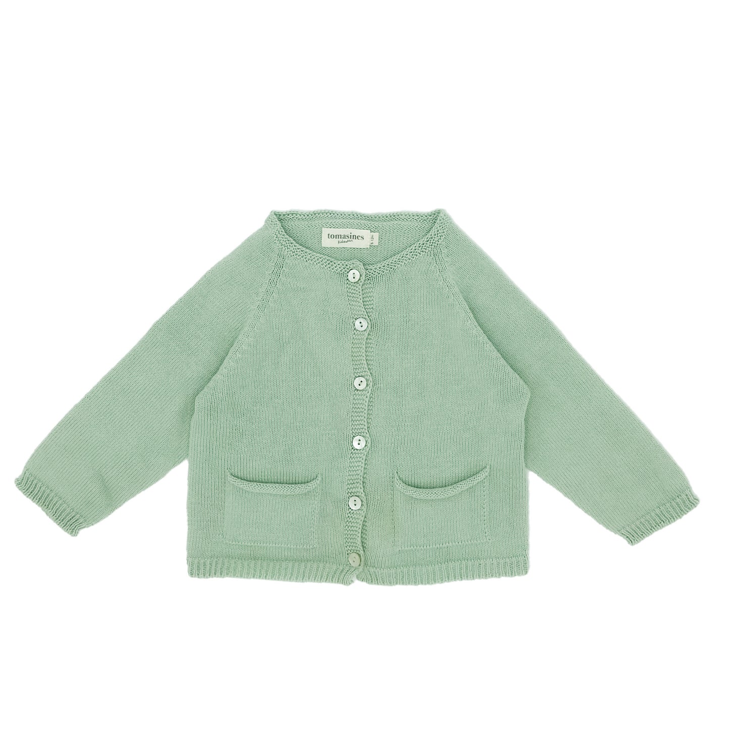 Cardigan Inés verde jade