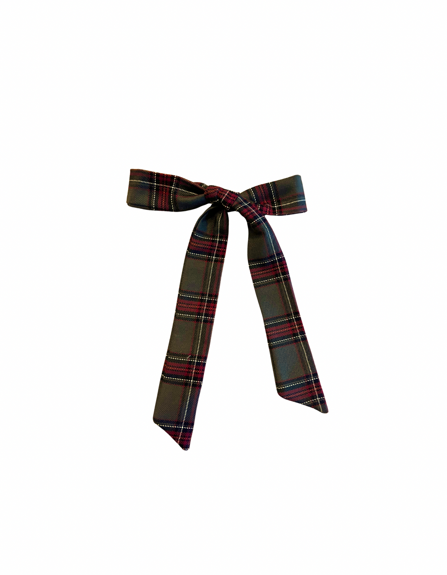 Lazada tartan verde y burdeos