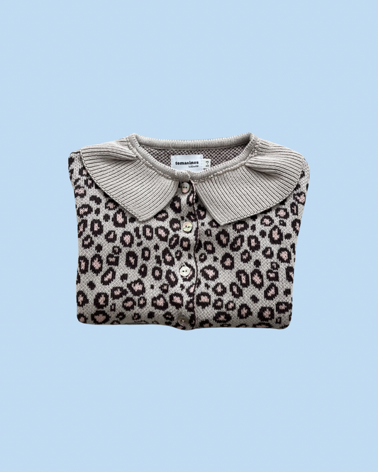Cardigan Leopardo
