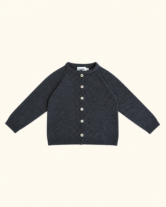 Cardigan sin lazada antracita