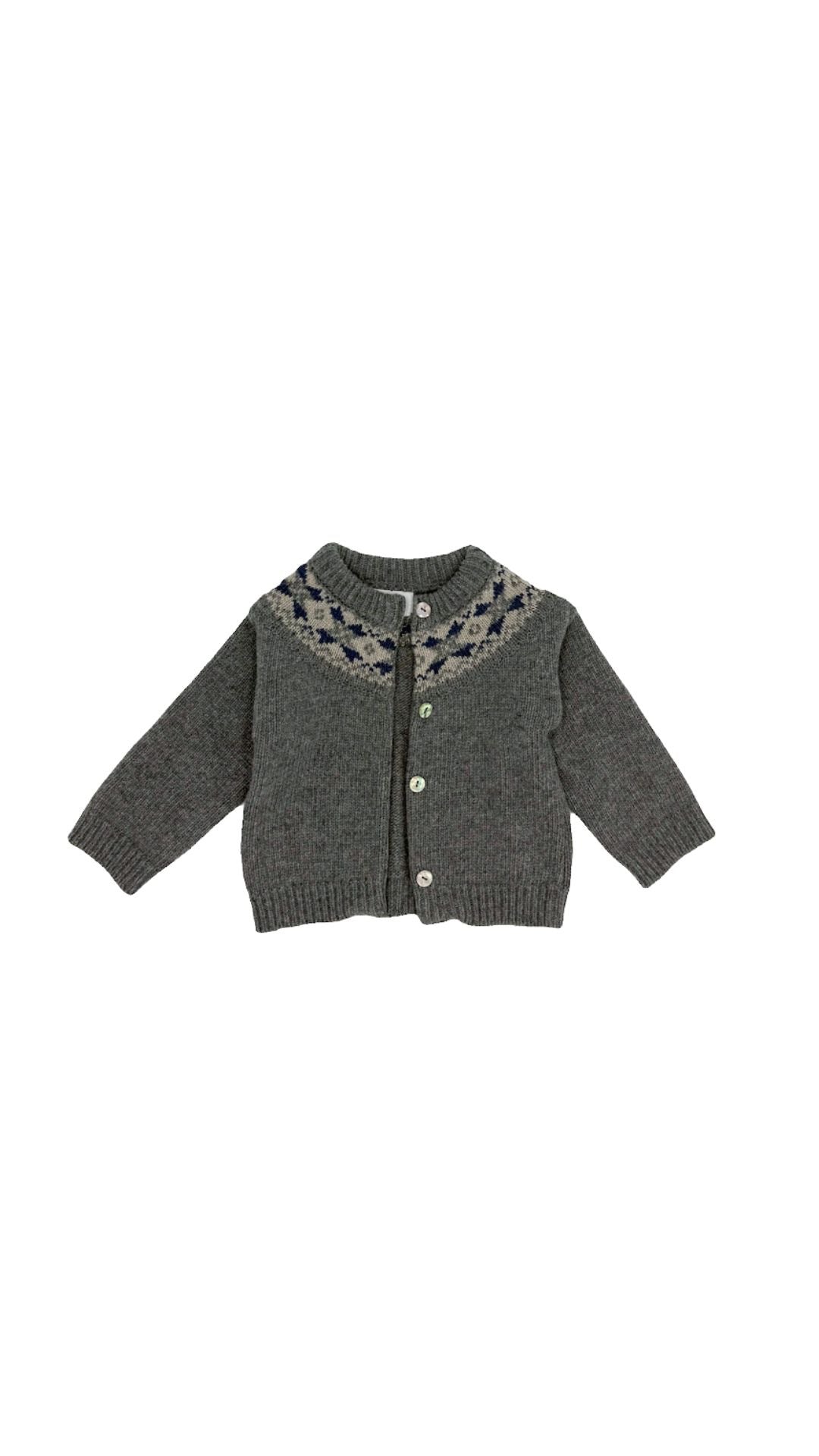 Cardigan Greca gris