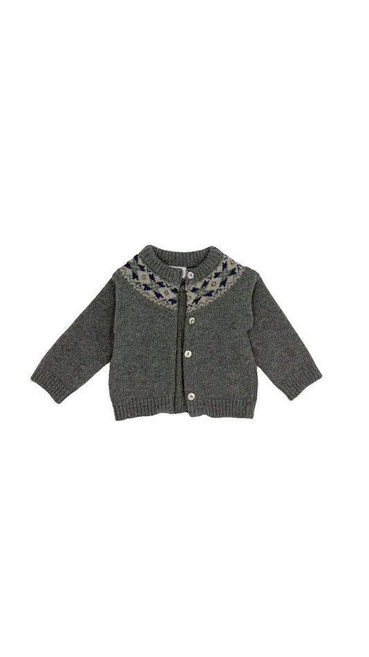 Cardigan Greca gris