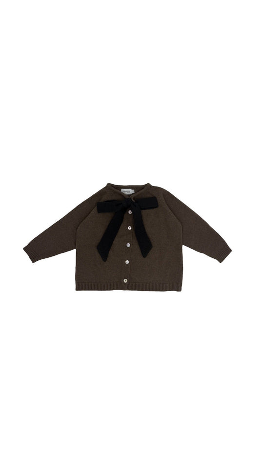 Cardigan Lazo marrón