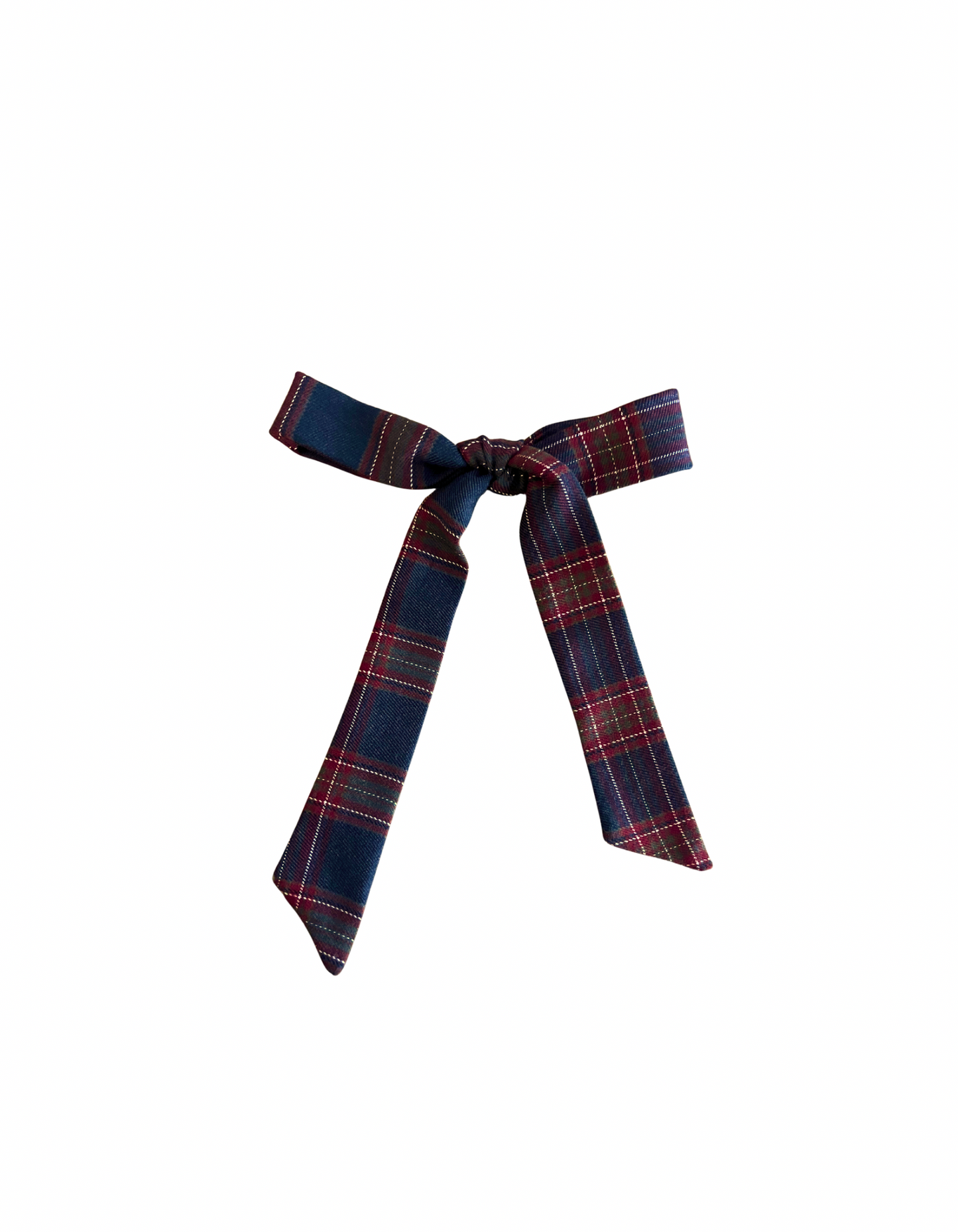 Lazada tartan azul y burdeos