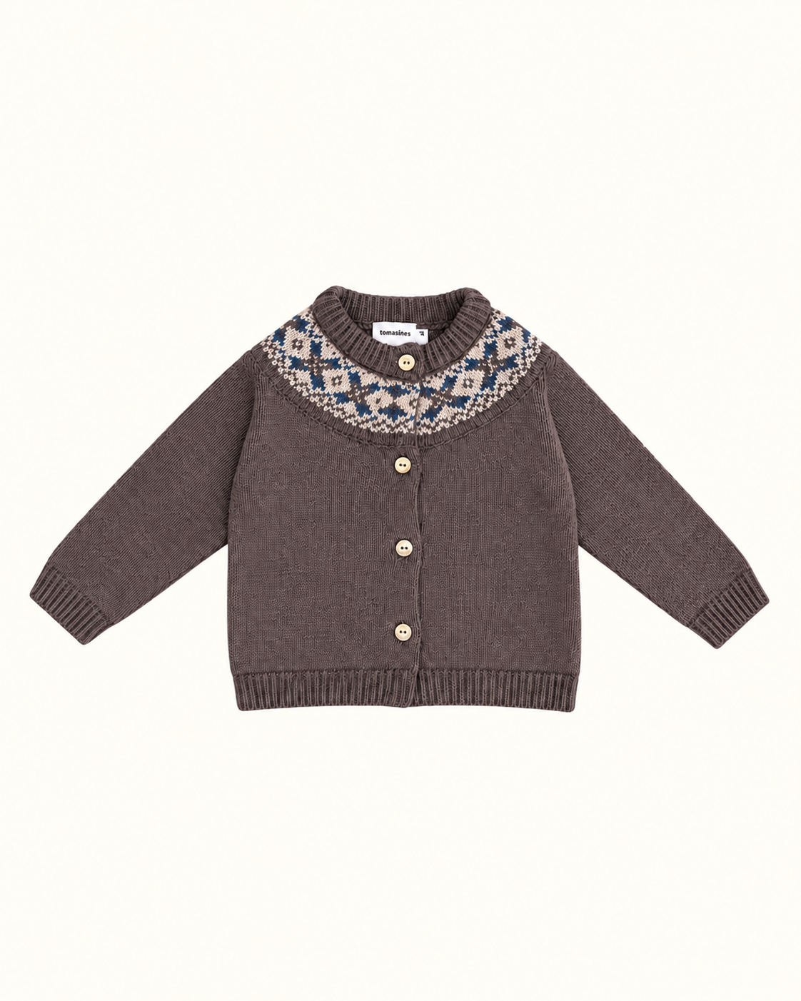 Cardigan Greca chocolate