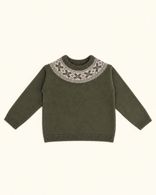 Jersey Greca verde oliva